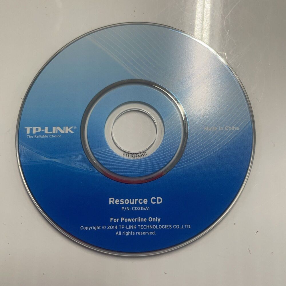 TP Link Resource CD for Wireless‎ N Product Only 2014